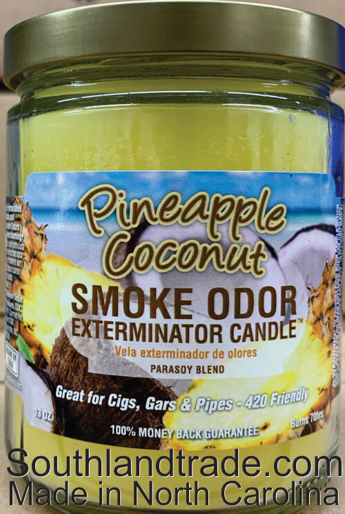Smoke Odor Exterminator Candles Pineapple Coconut